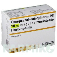 ОМЕПРАЗОЛ (OMEPRAZOL) 10 мг капсулы 7 шт - Омепразол RATIOPHARM