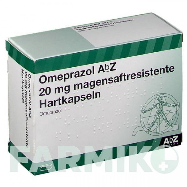 ОМЕПРАЗОЛ (OMEPRAZOL) 20 мг капсули 15 шт - Омепразол ABZ PHARMA