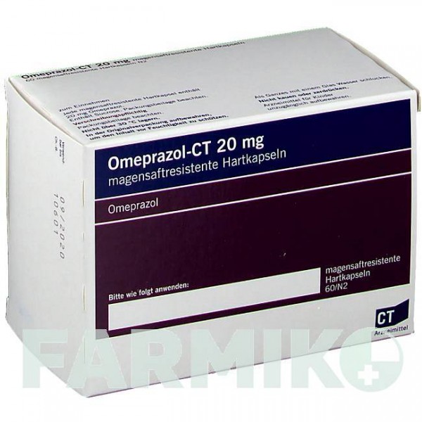 ОМЕПРАЗОЛ (OMEPRAZOL) 20 мг капсули 60 шт - Омепразол ABZ PHARMA