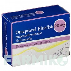 ОМЕПРАЗОЛ (OMEPRAZOL) 20 мг капсулы 50 шт - Омепразол BLUEFISH