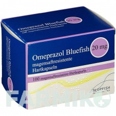 ОМЕПРАЗОЛ (OMEPRAZOL) 20 мг капсулы 100 шт - Омепразол BLUEFISH