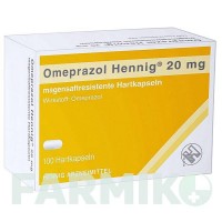 ОМЕПРАЗОЛ (OMEPRAZOL) 20 мг капсулы 100 шт - Омепразол HENNIG
