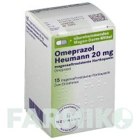 ОМЕПРАЗОЛ (OMEPRAZOL) 20 мг капсулы 15 шт - Омепразол HEUMANN PHARMA