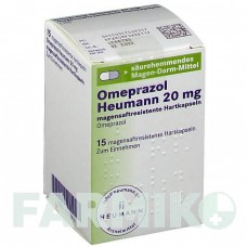 ОМЕПРАЗОЛ (OMEPRAZOL) 20 мг капсулы 15 шт - Омепразол HEUMANN PHARMA