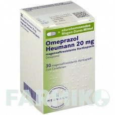 ОМЕПРАЗОЛ (OMEPRAZOL) 20 мг капсулы 30 шт - Омепразол HEUMANN PHARMA