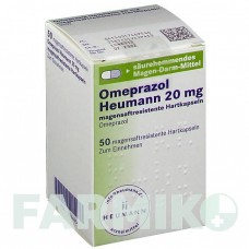 ОМЕПРАЗОЛ (OMEPRAZOL) 20 мг капсулы 50 шт - Омепразол HEUMANN PHARMA