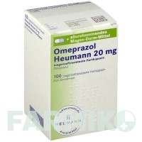 ОМЕПРАЗОЛ (OMEPRAZOL) 20 мг капсули 100 шт - Омепразол HEUMANN PHARMA
