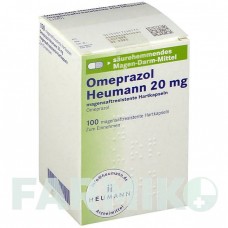ОМЕПРАЗОЛ (OMEPRAZOL) 20 мг капсулы 100 шт - Омепразол HEUMANN PHARMA