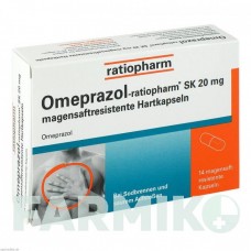 ОМЕПРАЗОЛ (OMEPRAZOL) 20 мг капсулы 14 шт - Омепразол RATIOPHARM