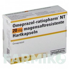 ОМЕПРАЗОЛ (OMEPRAZOL) 20 мг капсулы 15 шт - Омепразол RATIOPHARM