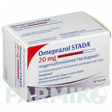 ОМЕПРАЗОЛ (OMEPRAZOL) 20 мг капсулы 50 шт - Омепразол STADAPHARM