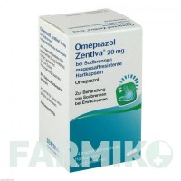 ОМЕПРАЗОЛ (OMEPRAZOL) 20 мг капсули 14 шт - Омепразол ZENTIVA
