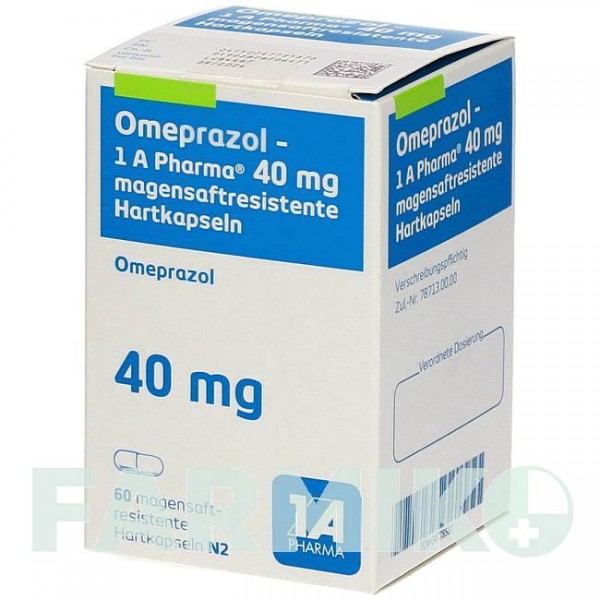ОМЕПРАЗОЛ (OMEPRAZOL) 40 мг капсулы 60 шт - Омепразол 1 A PHARMA