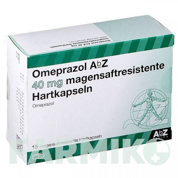 ОМЕПРАЗОЛ (OMEPRAZOL) 40 мг капсули 15 шт - Омепразол ABZ PHARMA