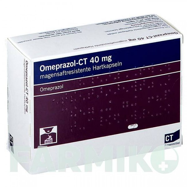 ОМЕПРАЗОЛ (OMEPRAZOL) 40 мг капсулы 50 шт - Омепразол ABZ PHARMA