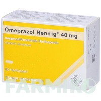 ОМЕПРАЗОЛ (OMEPRAZOL) 40 мг капсули 50 шт - Омепразол HENNIG