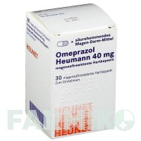 ОМЕПРАЗОЛ (OMEPRAZOL) 40 мг капсули 30 шт - Омепразол HEUNET PHARMA