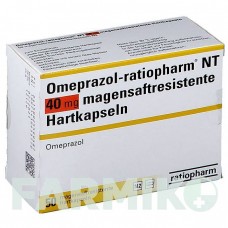 ОМЕПРАЗОЛ (OMEPRAZOL) 40 мг капсулы 50 шт - Омепразол RATIOPHARM