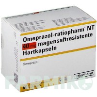 ОМЕПРАЗОЛ (OMEPRAZOL) 40 мг капсули 60 шт - Омепразол RATIOPHARM
