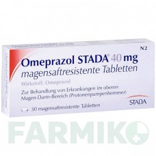 ОМЕПРАЗОЛ (OMEPRAZOL) 40 мг таблетки 30 шт - Омепразол STADAPHARM