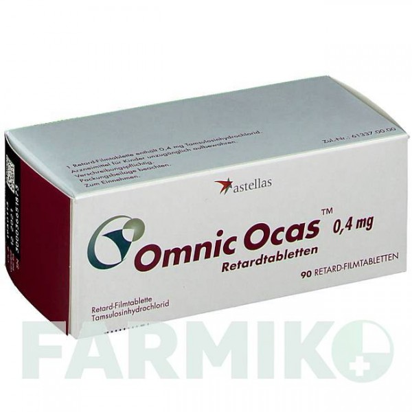 ОМНІК (OMNIC) 0,4 мг таблетки 90 шт - Тамсулозин ASTELLAS PHARMA