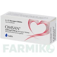 ОМСАН (OMSAN) 0,02 мг/0,1 мг таблетки 6x21 шт - Левоноргестрел, Етинілестрадіол EXELTIS