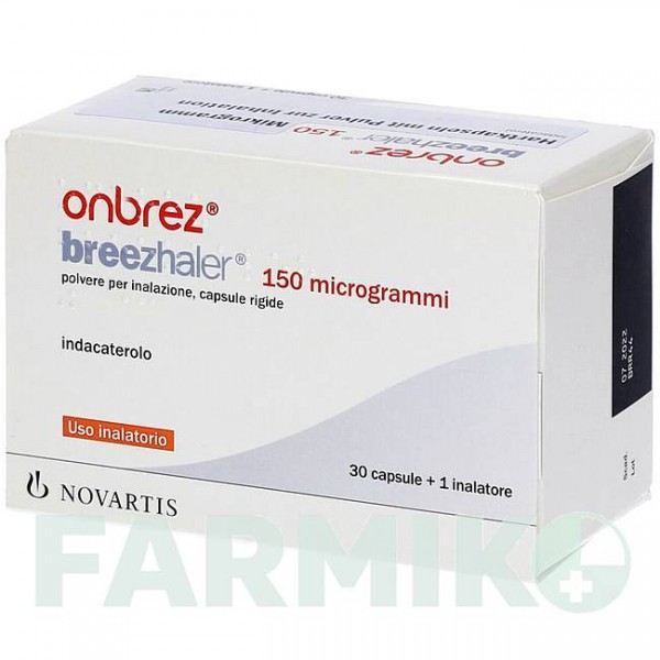 ОНБРЕЗ (ONBREZ) 150 мкг капсулы 30 шт - Индакатерол EMRA-MED