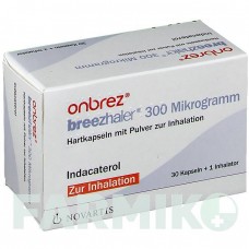 ОНБРЕЗ (ONBREZ) 300 мкг капсули 30 шт - Індакатерол NOVARTIS