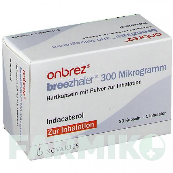 ОНБРЕЗ (ONBREZ) 300 мкг капсули 30 шт - Індакатерол NOVARTIS