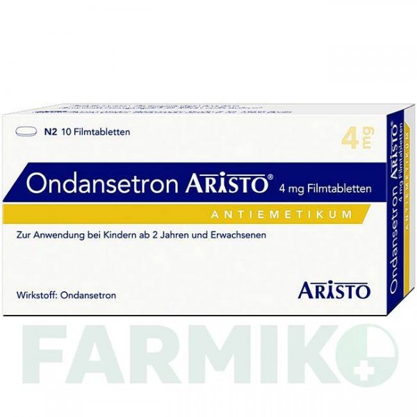 ОНДАНСЕТРОН (ONDANSETRON) 4 мг таблетки 10 шт - Ондансетрон ARISTO PHARMA