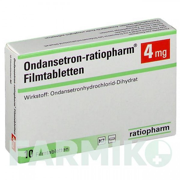 ОНДАНСЕТРОН (ONDANSETRON) 4 мг таблетки 10 шт - Ондансетрон RATIOPHARM