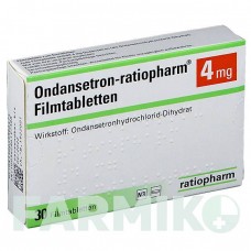 ОНДАНСЕТРОН (ONDANSETRON) 4 мг таблетки 30 шт - Ондансетрон RATIOPHARM