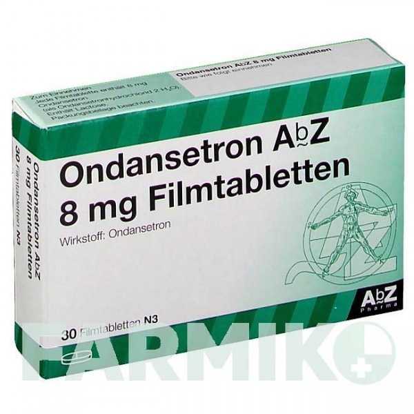 ОНДАНСЕТРОН (ONDANSETRON) 8 мг таблетки 30 шт - Ондансетрон ABZ PHARMA
