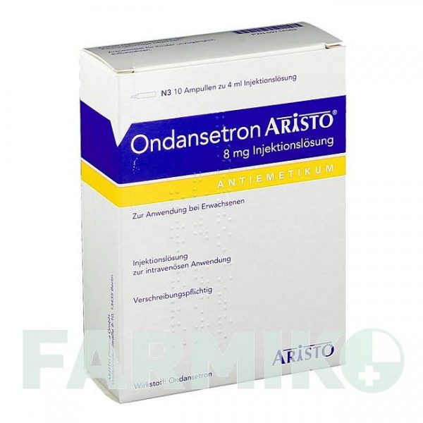 ОНДАНСЕТРОН (ONDANSETRON) 8 мг раствор 10 шт - Ондансетрон ARISTO PHARMA