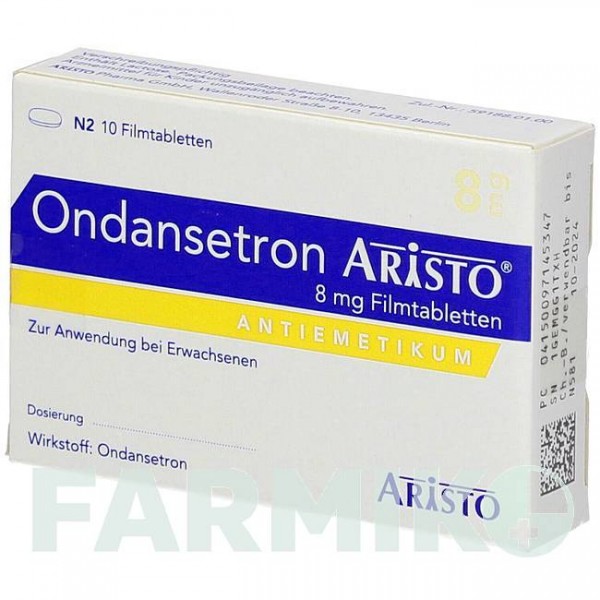 ОНДАНСЕТРОН (ONDANSETRON) 8 мг таблетки 6 шт - Ондансетрон ARISTO PHARMA