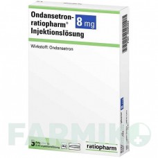 ОНДАНСЕТРОН (ONDANSETRON) 8 мг розчин 5 шт - Ондансетрон RATIOPHARM