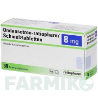 ОНДАНСЕТРОН (ONDANSETRON) 8 мг таблетки 10 шт - Ондансетрон RATIOPHARM