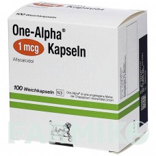 ВАН АЛЬФА (ONE ALPHA) 1 мкг капсулы 100 шт - Альфакальцидол EMRA-MED