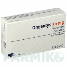 ОНГЕНТИС (ONGENTYS) 50 мг капсулы 30 шт - Опикапон BIAL