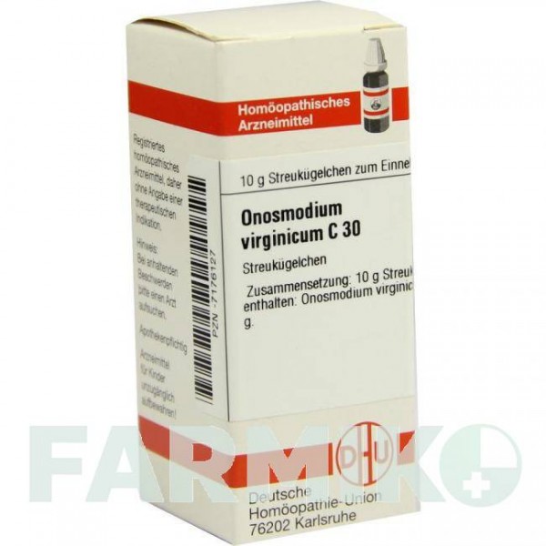 ОНОСМОДИУМ ВИРГИНИКУМ (ONOSMODIUM VIRGINICUM) C 30 глобули 10 г - Гомеопатия DHU