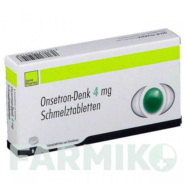 ОНСЕТРОН (ONSETRON) 4 мг таблетки 6 шт - Ондансетрон DENK PHARMA