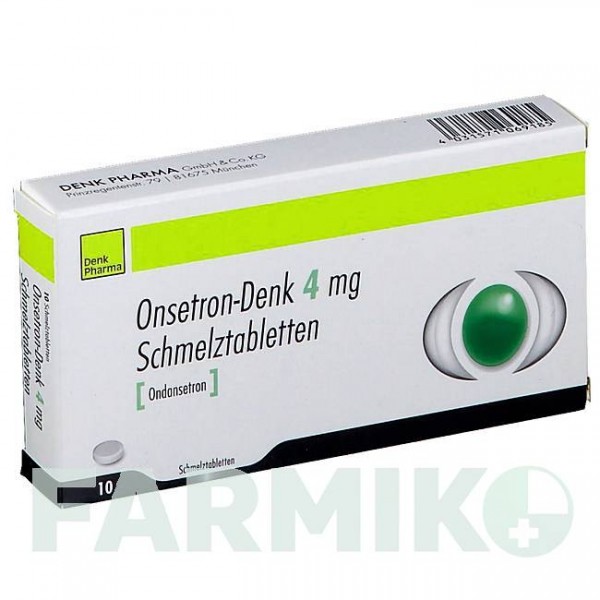 ОНСЕТРОН (ONSETRON) 4 мг таблетки 10 шт - Ондансетрон DENK PHARMA