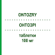 ОНТОЗРІ (ONTOZRY) 100 мг таблетки 14 шт - Ценобамат ANGELINI