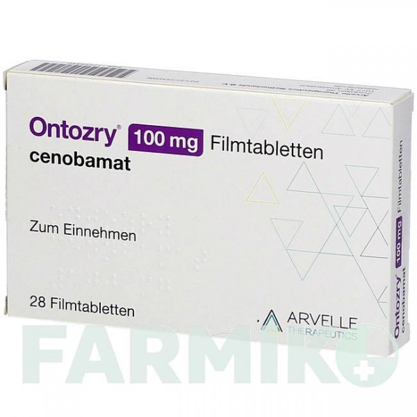 ОНТОЗРИ (ONTOZRY) 100 мг таблетки 28 шт - Ценобамат ANGELINI
