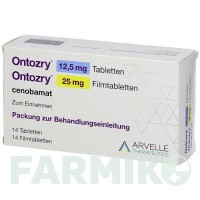 ОНТОЗРИ (ONTOZRY) 12,5 мг + 25 мг пакет 2x14 шт - Ценобамат ANGELINI