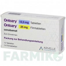 ОНТОЗРІ (ONTOZRY) 12,5 мг + 25 мг пакет 2x14 шт - Ценобамат ANGELINI