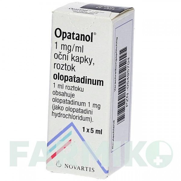 ОПАТАНОЛ (OPATANOL) 1 мг/мл краплі 1x5 мл - Олопатадин KOHLPHARMA