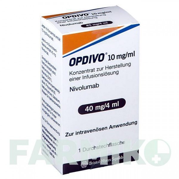 ОПДІВО (OPDIVO) 10 мг/мл концентрат 4 мл - Ніволумаб BRISTOL-MYERS SQUIBB