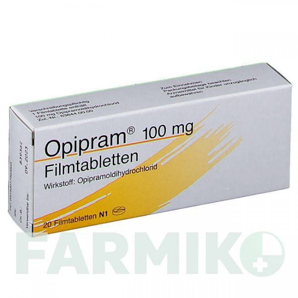 ОПИПРАМ (OPIPRAM) 100 мг таблетки 20 шт - Опипрамол KREWEL MEUSELBACH