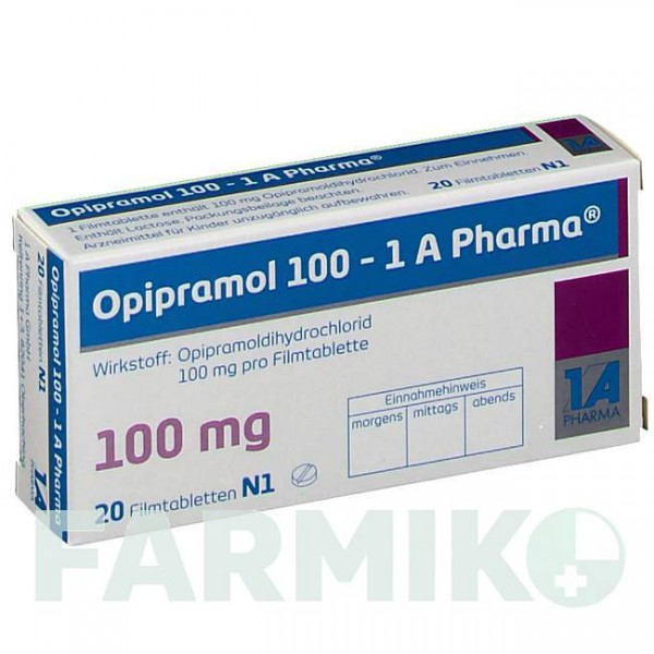 ОПІПРАМОЛ (OPIPRAMOL) 100 мг таблетки 20 шт - Опіпрамол 1 A PHARMA